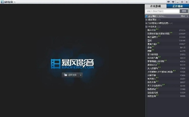 老版本暴风影音,数据分析说明|进阶版_v8.439