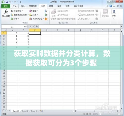 获取实时数据并分类计算，数据获取可分为3个步骤 