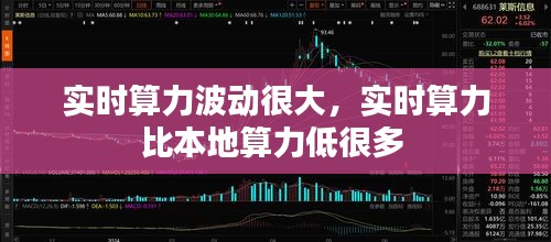 实时算力波动很大，实时算力比本地算力低很多 