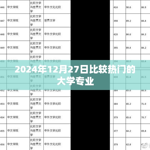 热门大学专业趋势解析，2024年最新热门专业概览