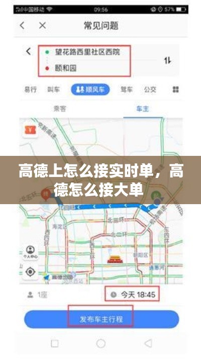 高德上怎么接实时单，高德怎么接大单 