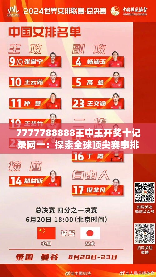 7777788888王中王开奖十记录网一：探索全球顶尖赛事排行榜魅力