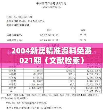 2004新澳精准资料免费021期（文献检索）