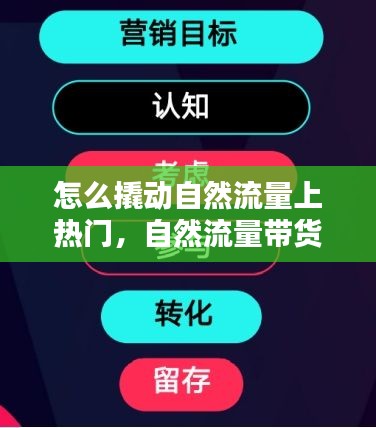 怎么撬动自然流量上热门，自然流量带货技巧 