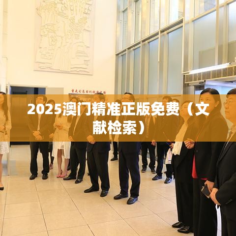 2025澳门精准正版免费（文献检索）