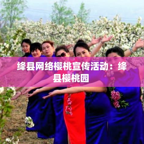 绛县网络樱桃宣传活动：绛县樱桃园 