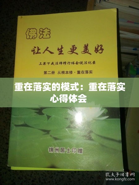 重在落实的模式：重在落实心得体会 