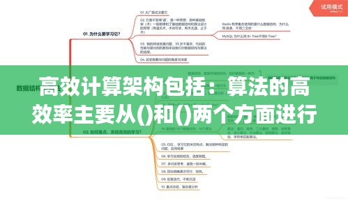 高效计算架构包括：算法的高效率主要从()和()两个方面进行考虑 