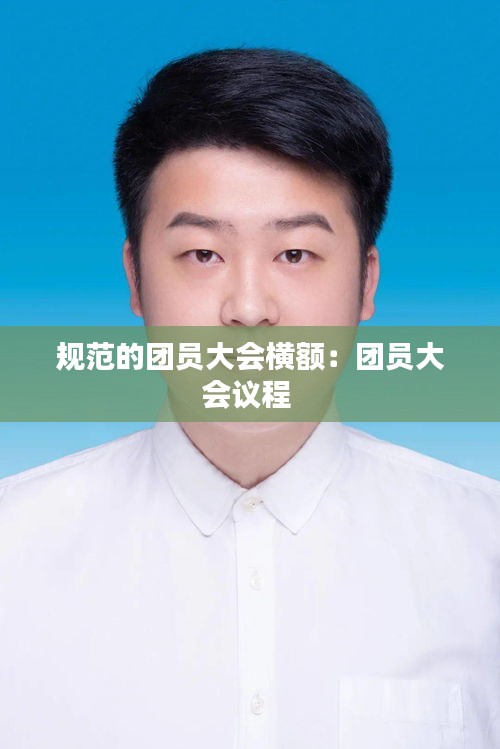 规范的团员大会横额：团员大会议程 