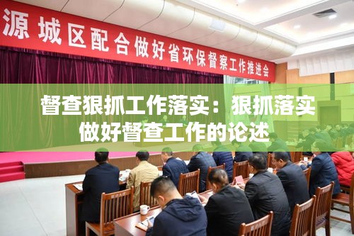 督查狠抓工作落实：狠抓落实做好督查工作的论述 