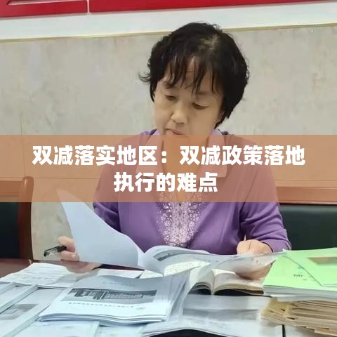 双减落实地区：双减政策落地执行的难点 