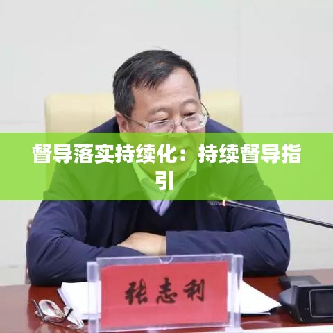 督导落实持续化：持续督导指引 
