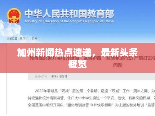 加州新闻热点速递，最新头条概览