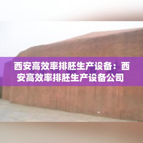 西安高效率排胚生产设备：西安高效率排胚生产设备公司 