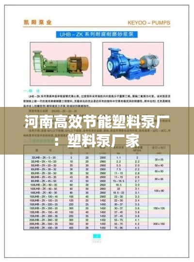 河南高效节能塑料泵厂：塑料泵厂家 