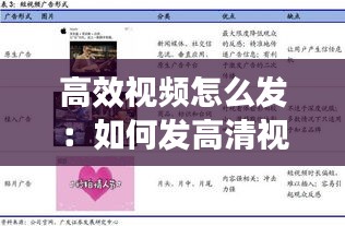 高效视频怎么发：如何发高清视频 