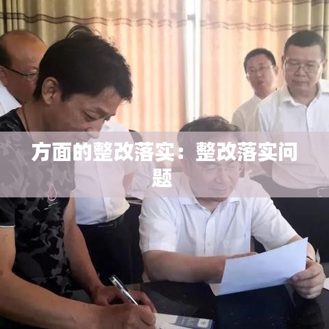 方面的整改落实：整改落实问题 