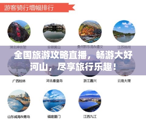全国旅游攻略直播，畅游大好河山，尽享旅行乐趣！