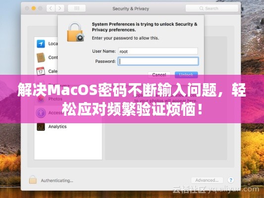 解决MacOS密码不断输入问题，轻松应对频繁验证烦恼！