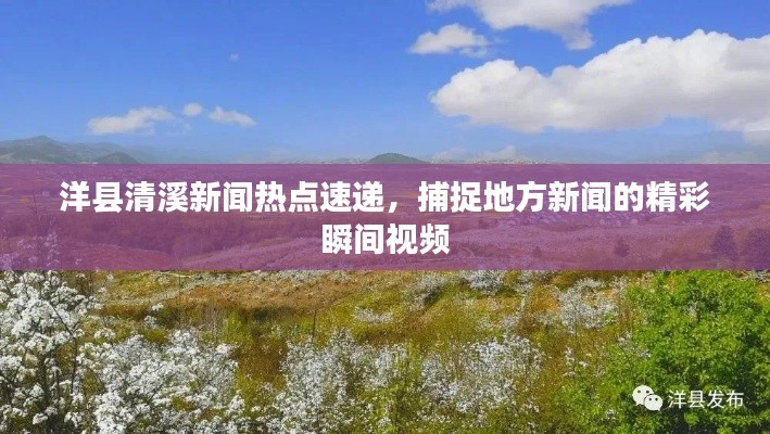 洋县清溪新闻热点速递，捕捉地方新闻的精彩瞬间视频