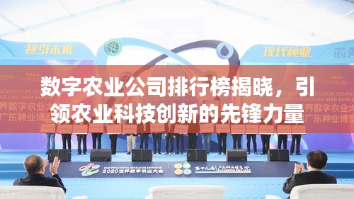数字农业公司排行榜揭晓，引领农业科技创新的先锋力量