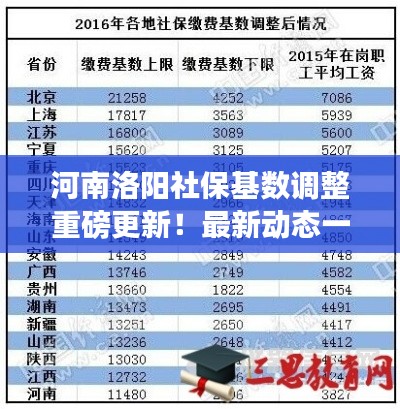河南洛阳社保基数调整重磅更新！最新动态一网打尽