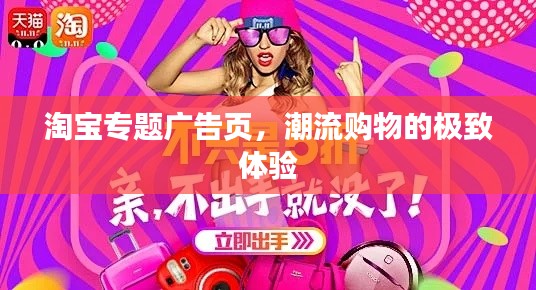 淘宝专题广告页，潮流购物的极致体验