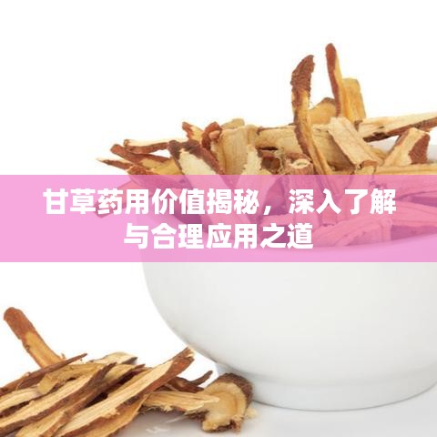 甘草药用价值揭秘，深入了解与合理应用之道