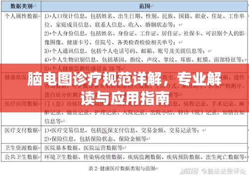 脑电图诊疗规范详解，专业解读与应用指南
