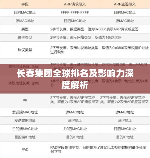 长春集团全球排名及影响力深度解析