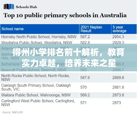 得州小学排名前十解析，教育实力卓越，培养未来之星