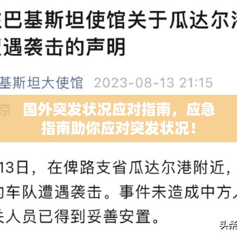 国外突发状况应对指南，应急指南助你应对突发状况！