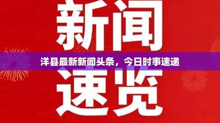 洋县最新新闻头条，今日时事速递