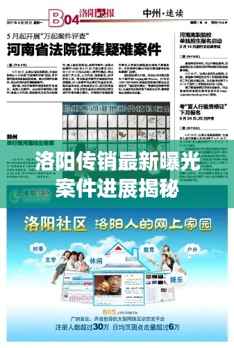 洛阳传销最新曝光案件进展揭秘