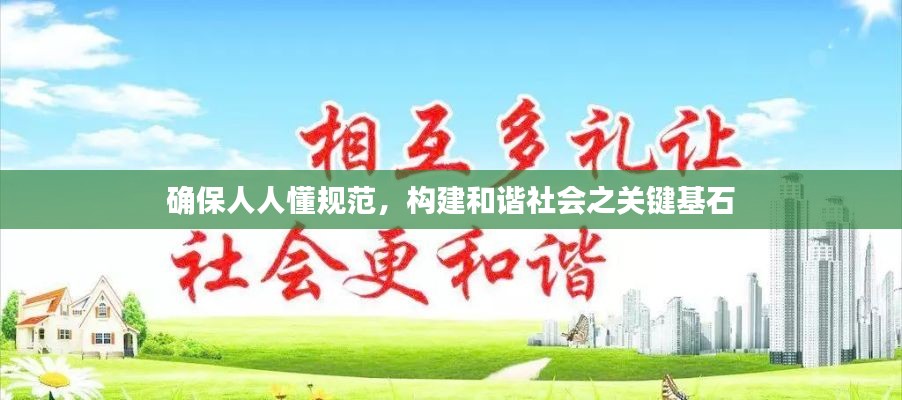 确保人人懂规范，构建和谐社会之关键基石