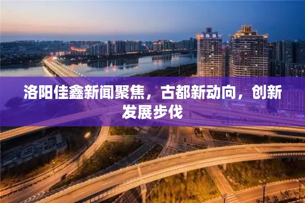 洛阳佳鑫新闻聚焦，古都新动向，创新发展步伐
