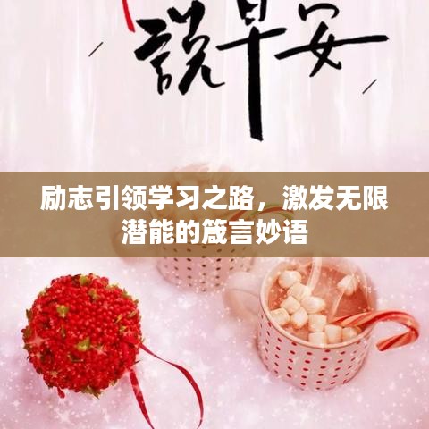 励志引领学习之路，激发无限潜能的箴言妙语